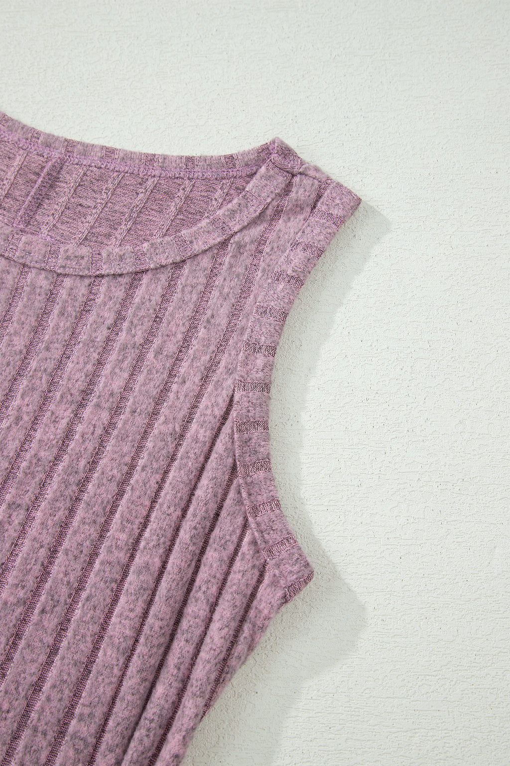 Camel Mineral Wash Ribbed Tank