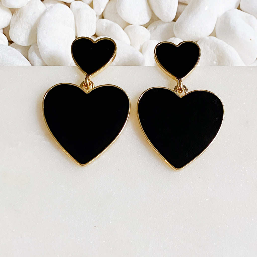 Heart Game Day Earrings