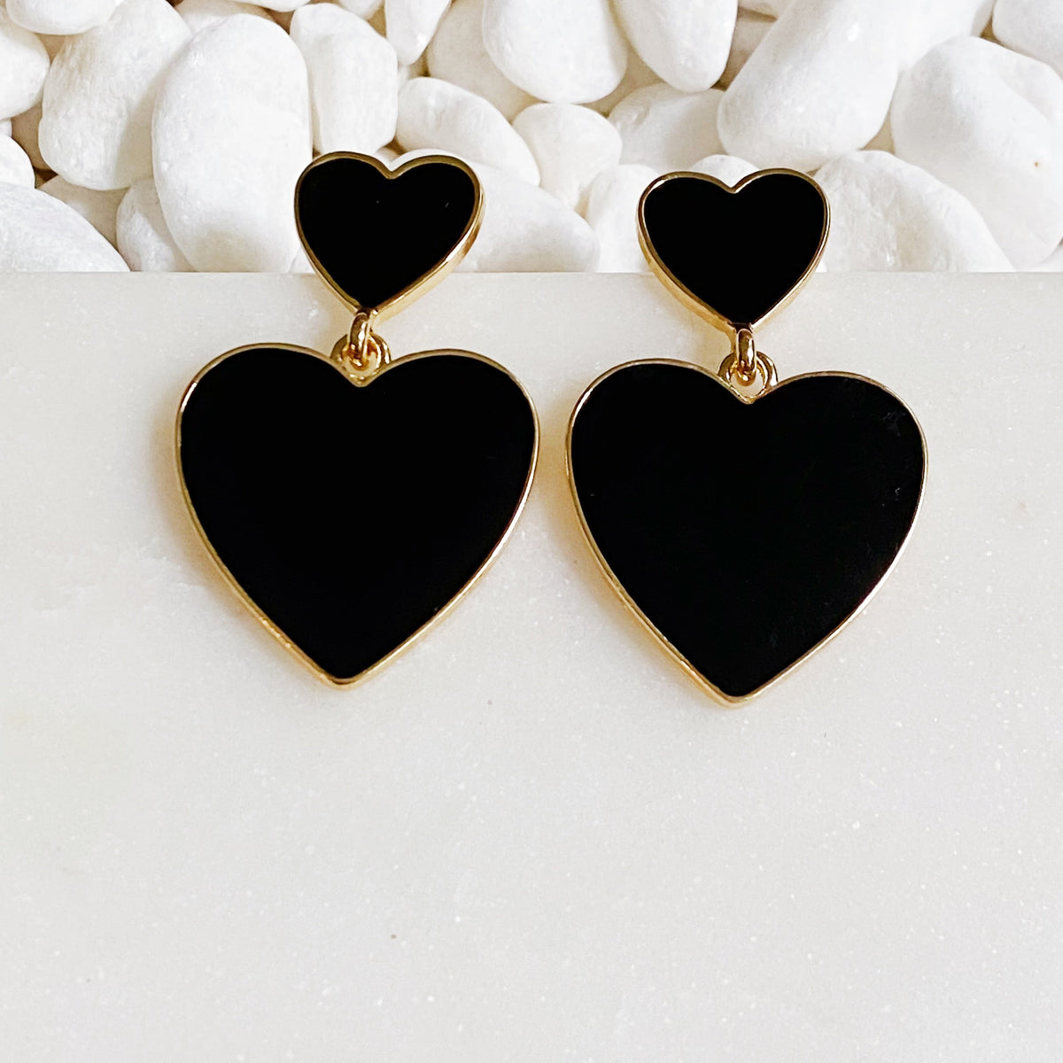 Heart Game Day Earrings