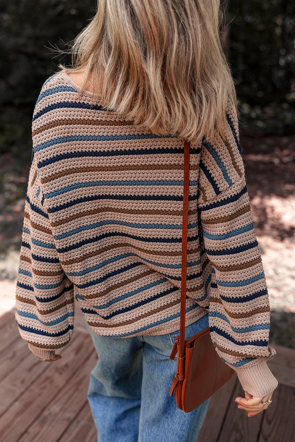 Meadow Stripe Knit Sweater