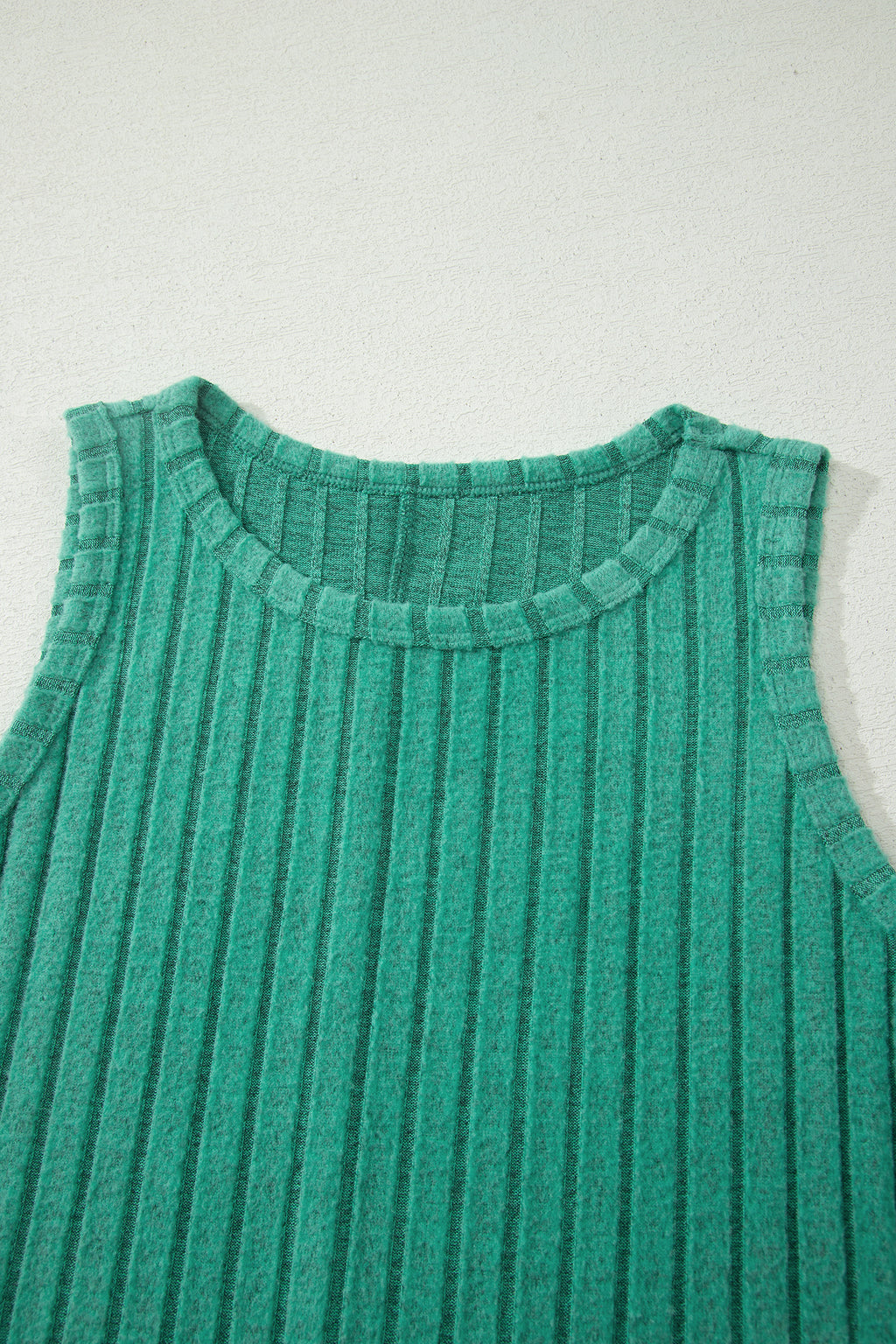 Camel Mineral Wash Ribbed Tank