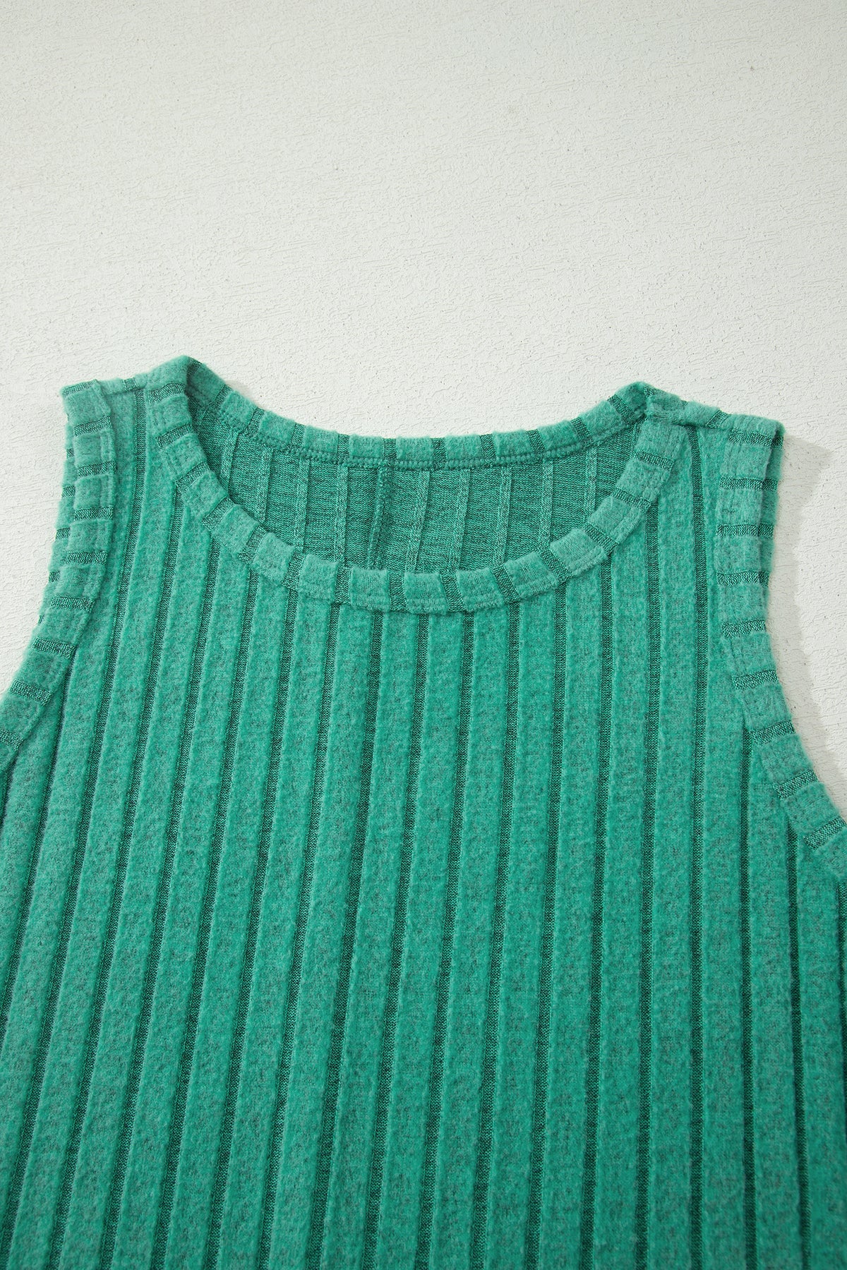 Camel Mineral Wash Ribbed Tank