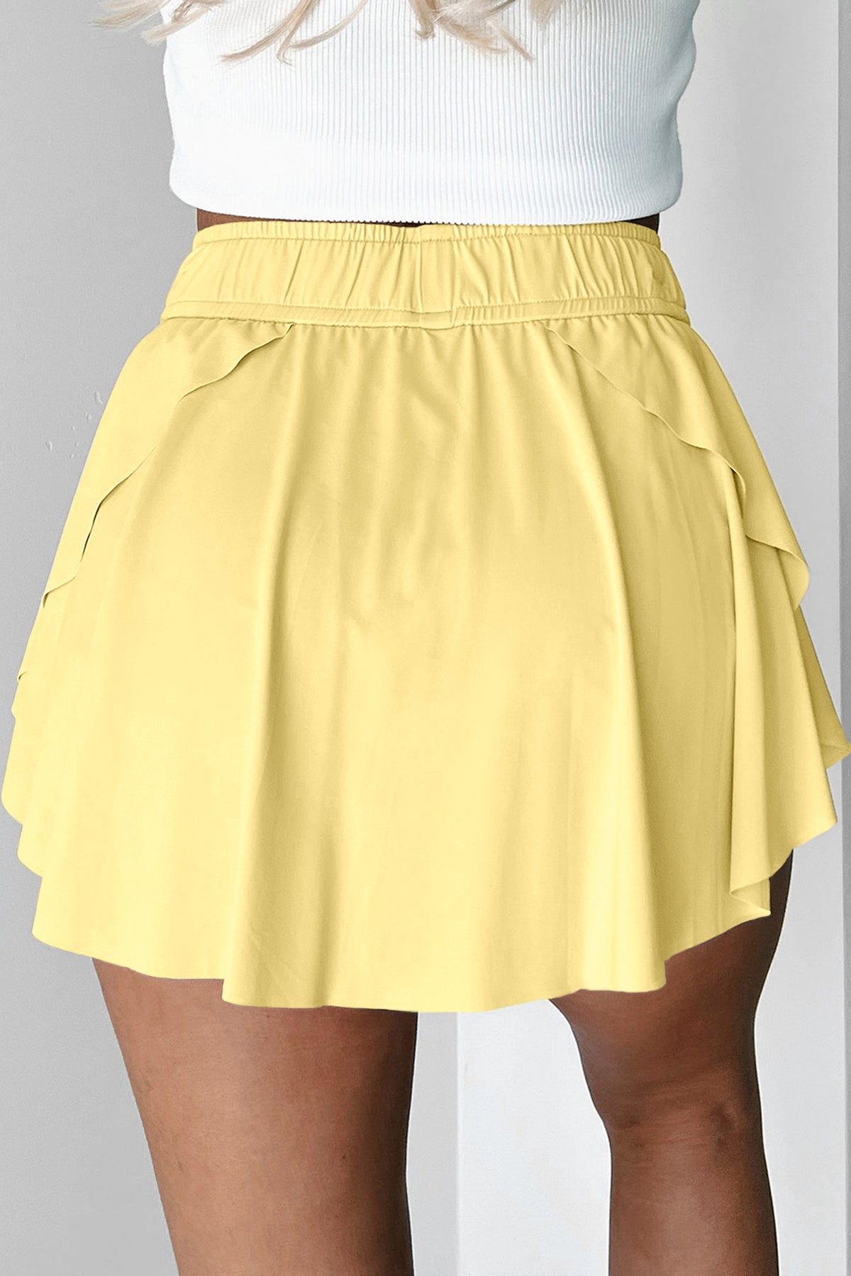 Everyday High-Waist Lined Skort