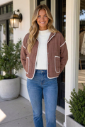 Pauleena Old Rose Quilted Jacket