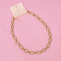 Classic Gold Link Chain Necklace
