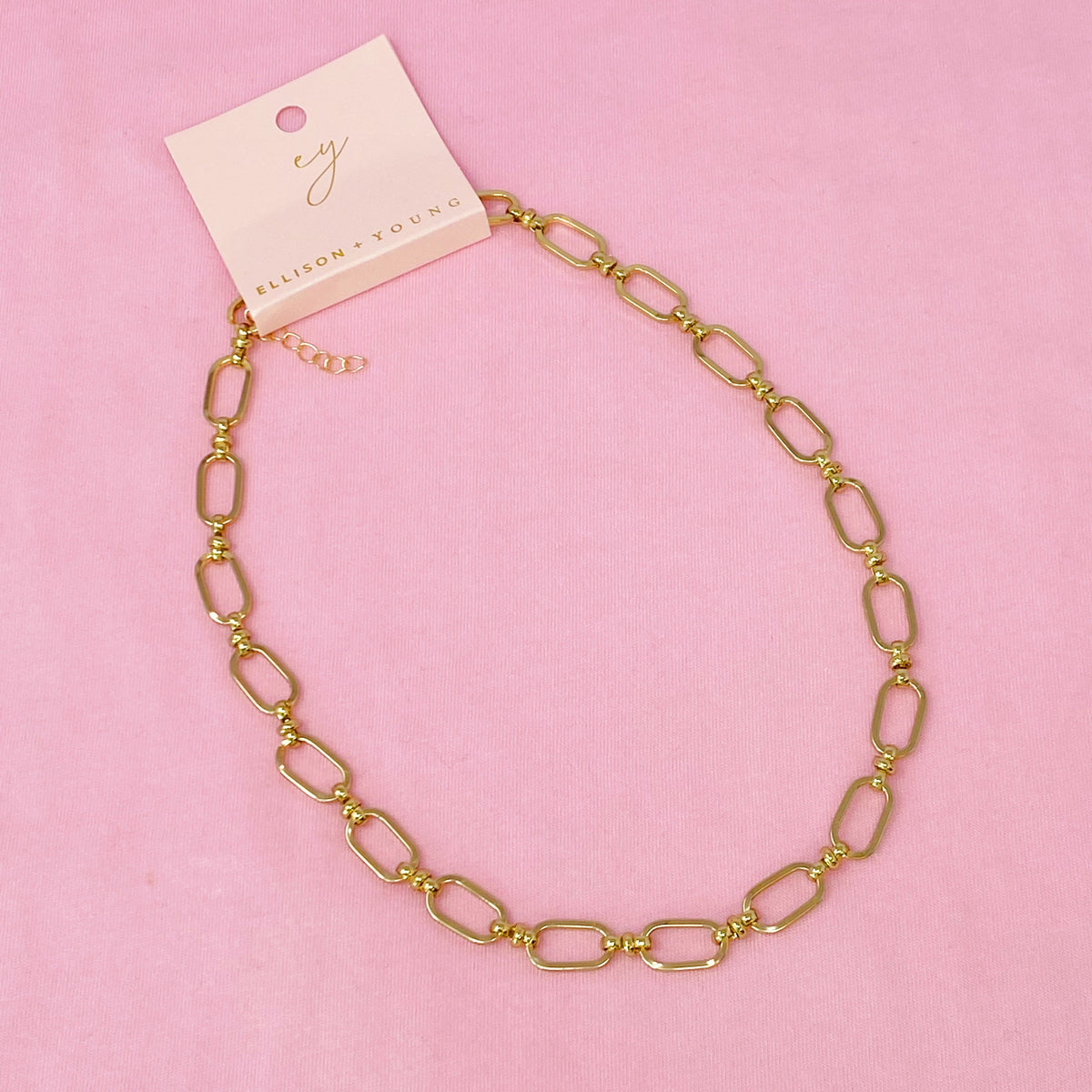 Classic Gold Link Chain Necklace