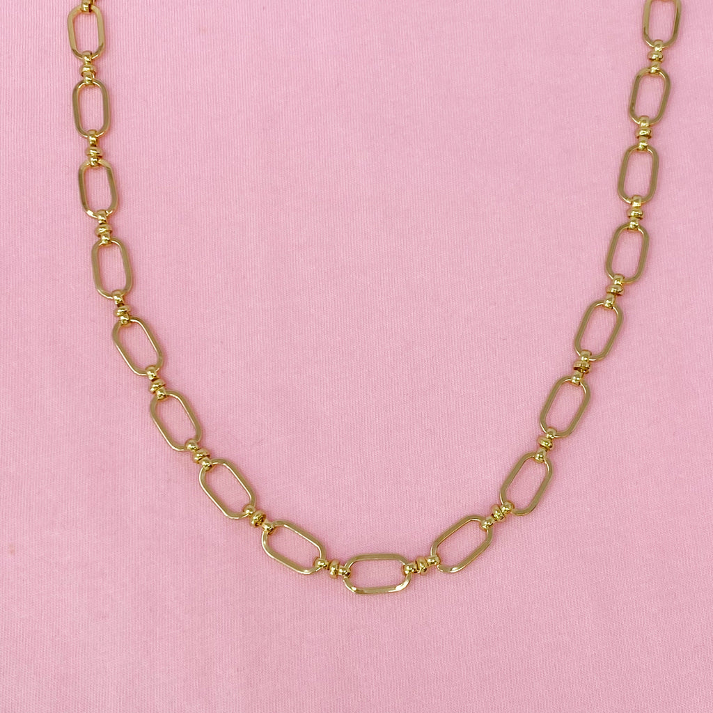 Classic Gold Link Chain Necklace