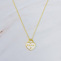 Gold Mama Heart Necklace