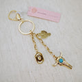 Western Bull Skull Bag Charm