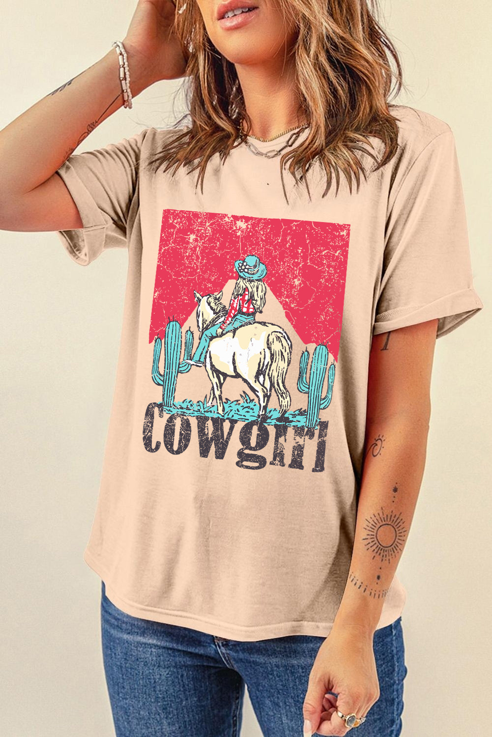 Vintage Cowgirl Rodeo Graphic Tee