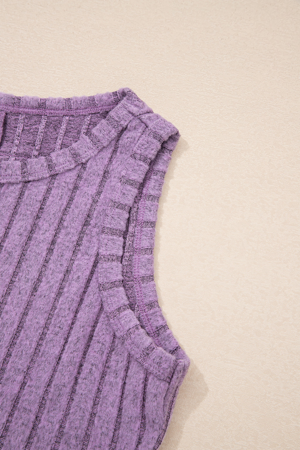 Camel Mineral Wash Ribbed Tank