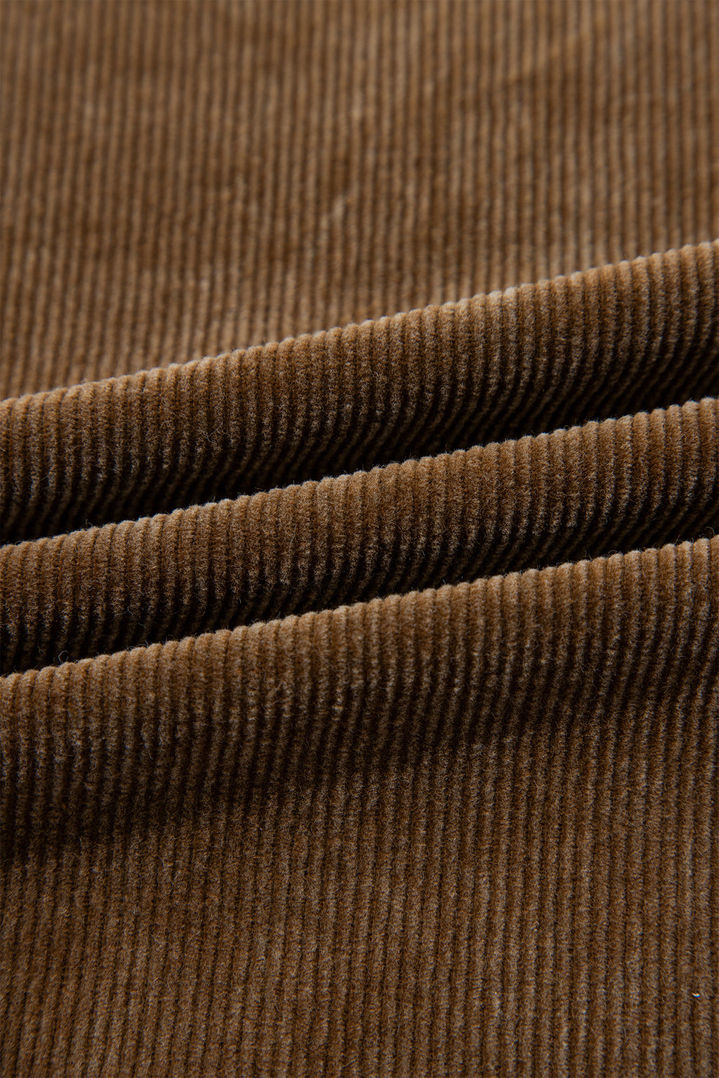 Camel Corduroy Straight Leg Pants