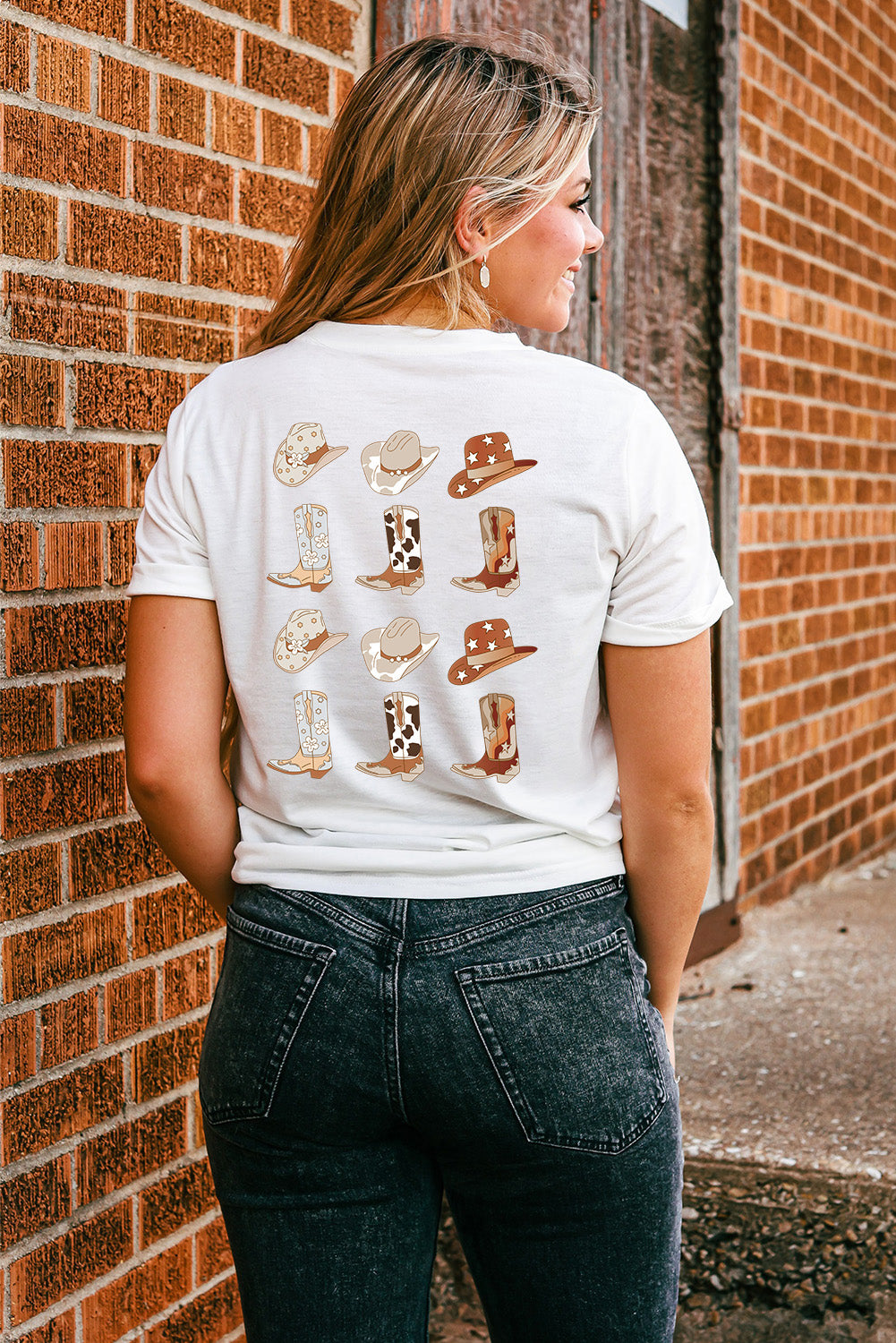 Cowboy Hat & Boots Graphic Tee