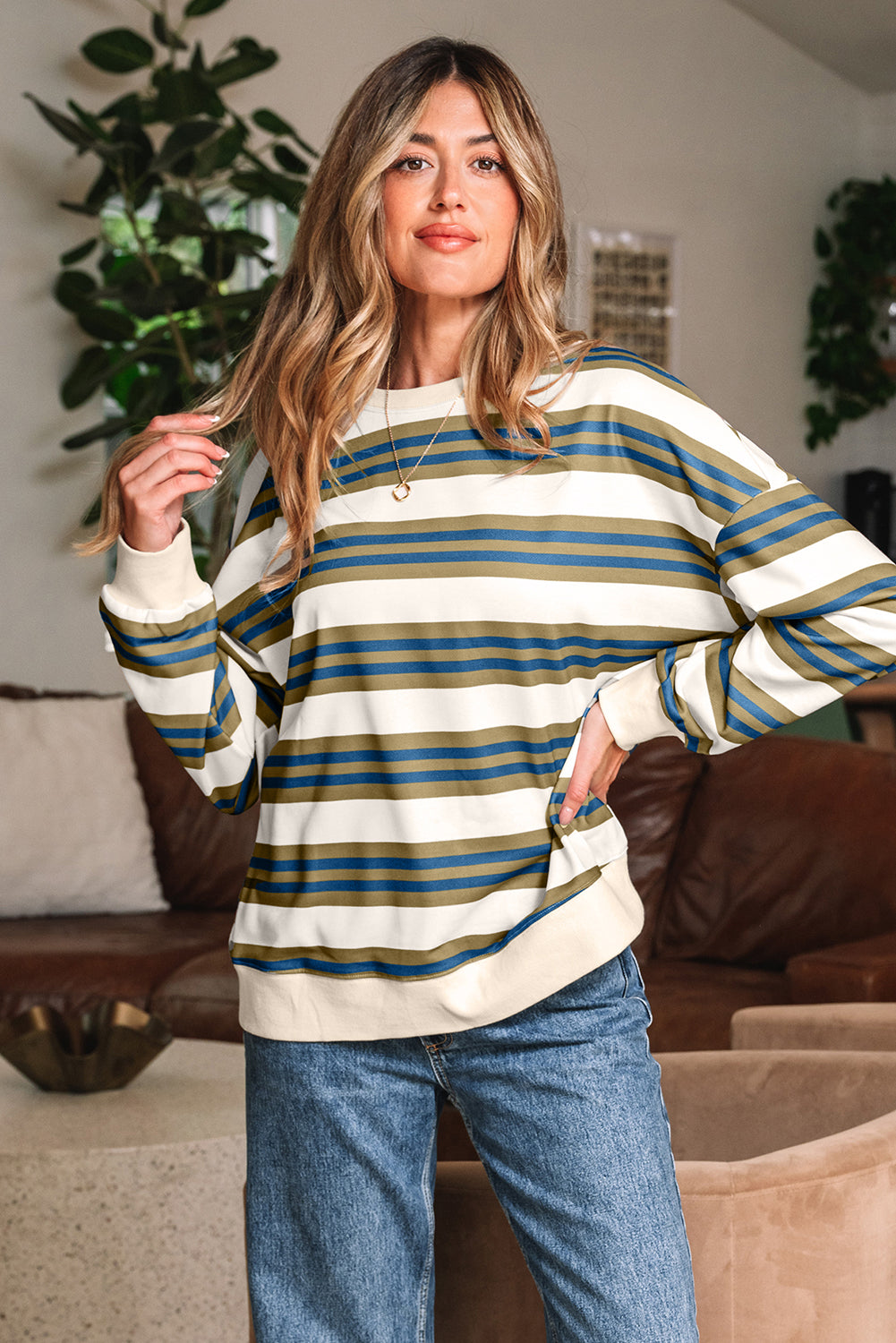 Women’s Heritage Stripe Pullover