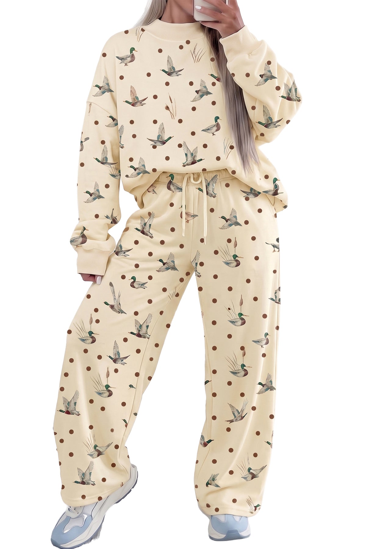 Mallard Dot Pullover & Pants Set