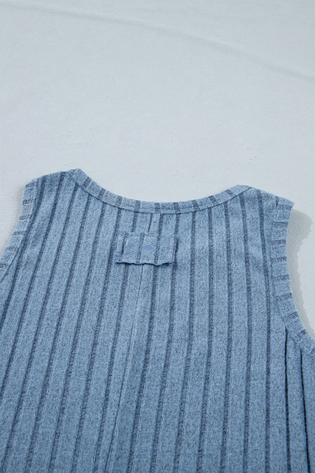 Camel Mineral Wash Ribbed Tank