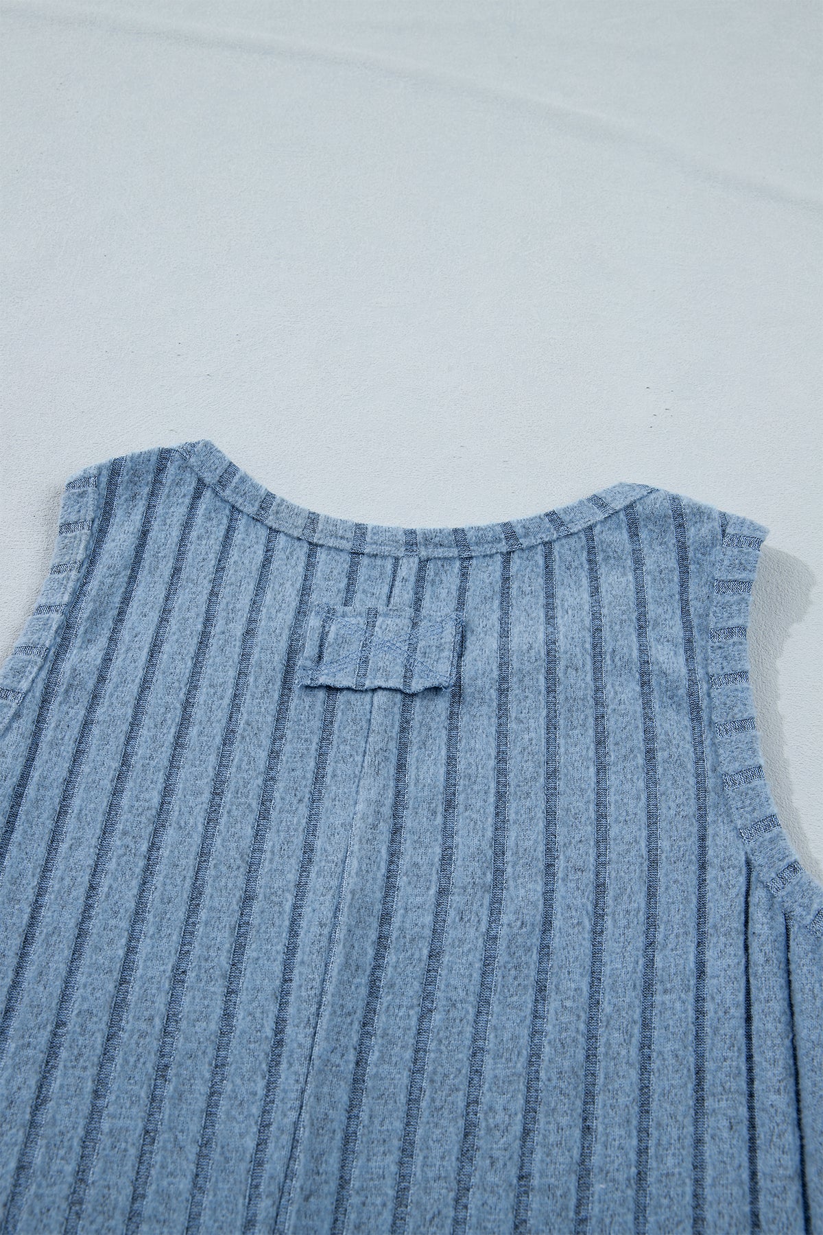 Camel Mineral Wash Ribbed Tank