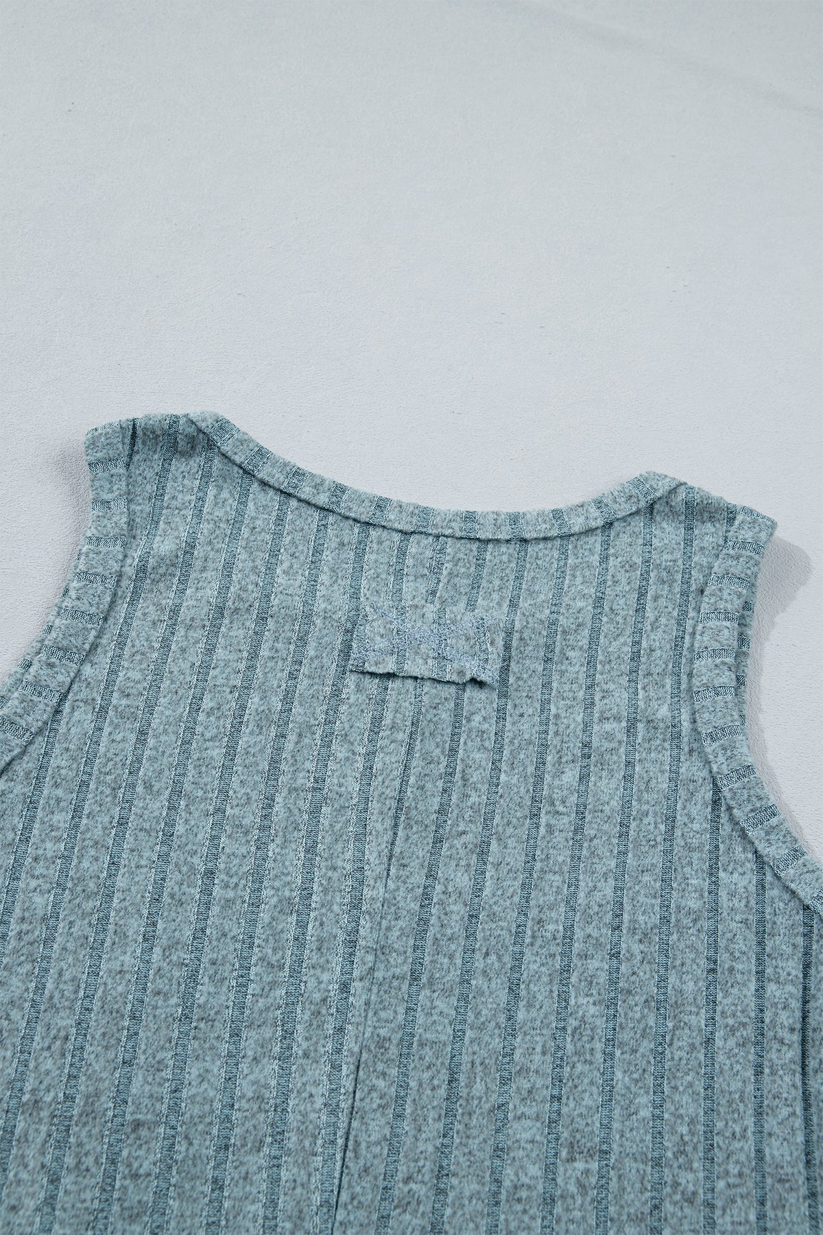 Camel Mineral Wash Ribbed Tank