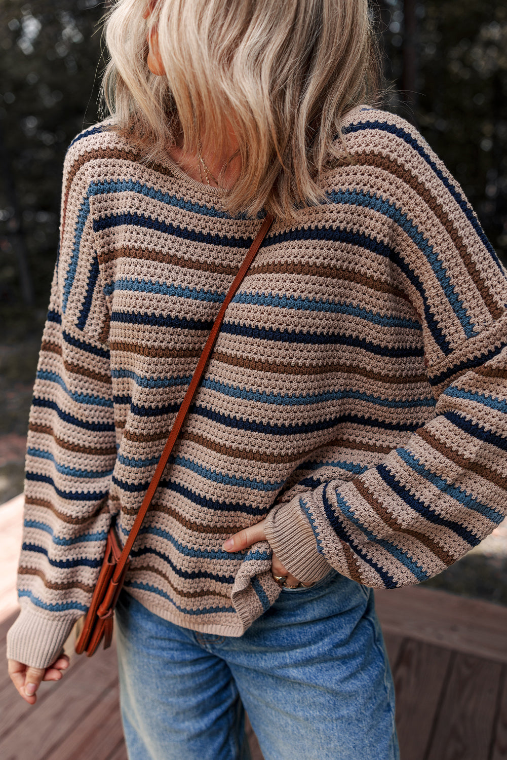 Meadow Stripe Knit Sweater