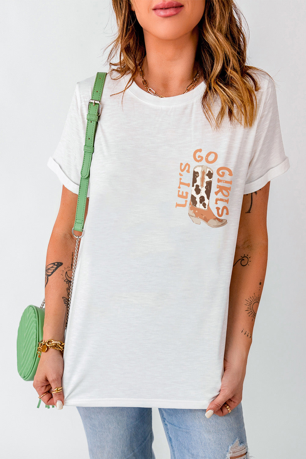 Cowboy Hat & Boots Graphic Tee