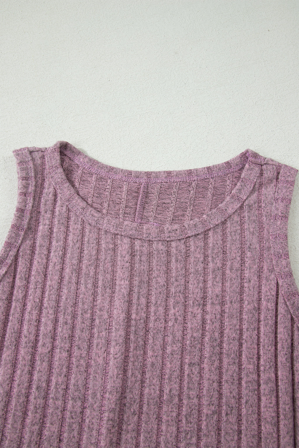 Camel Mineral Wash Ribbed Tank