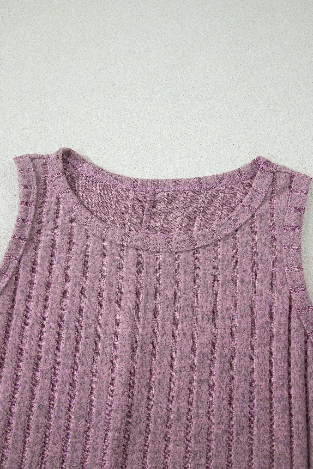 Camel Mineral Wash Ribbed Tank
