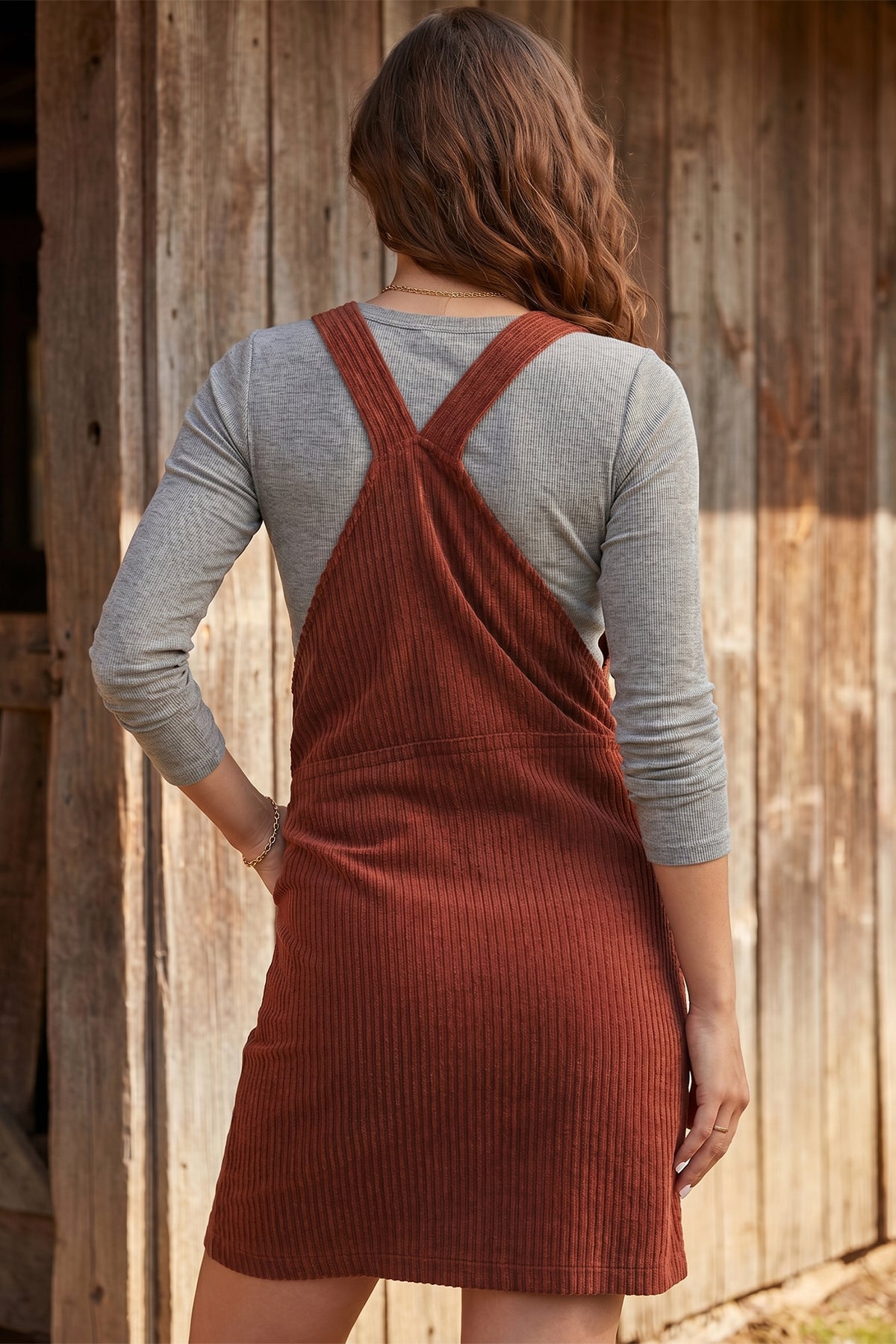 Clay Corduroy Shift Dress