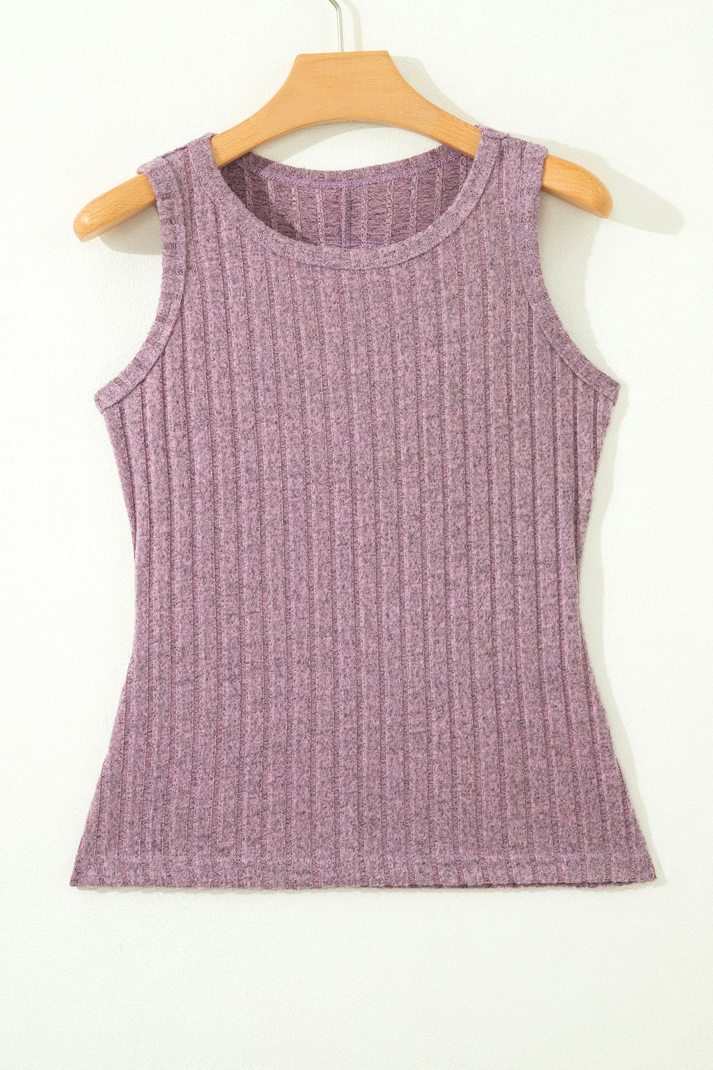 Camel Mineral Wash Ribbed Tank