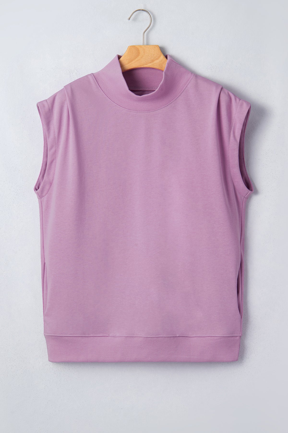 Everyday High Neck Cap Sleeve Top