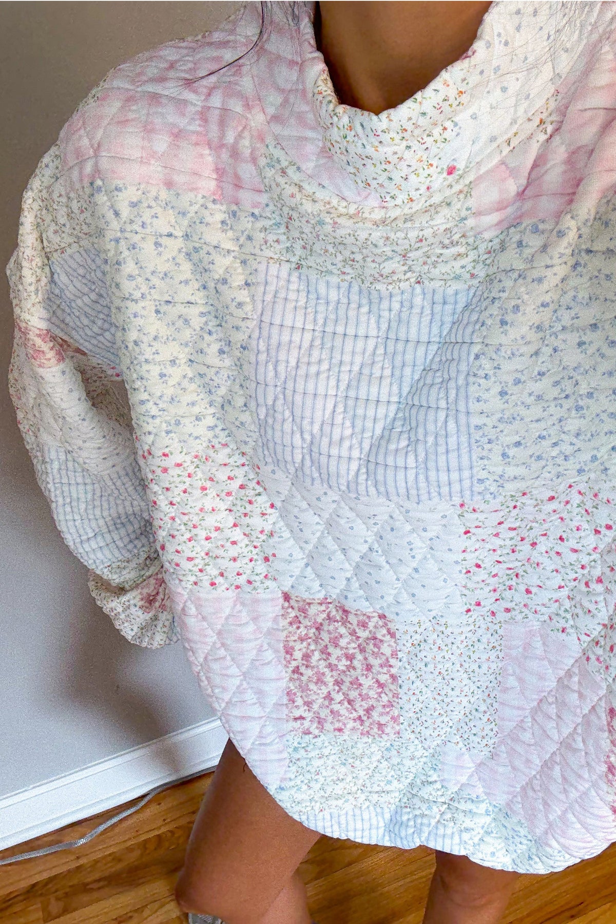 Multicolor Patchwork Casual Top