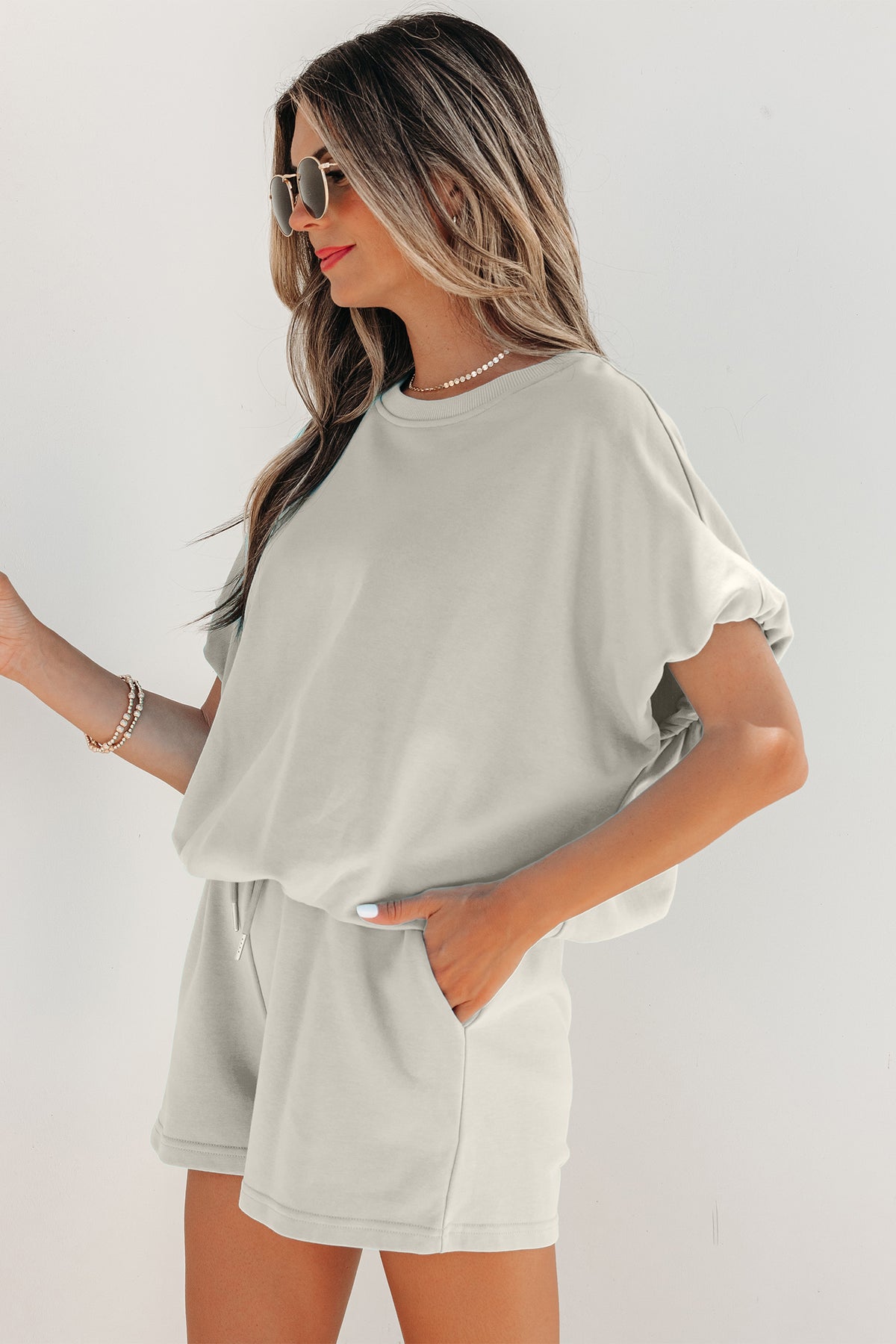 Relaxed Short Sleeve Lounge Set