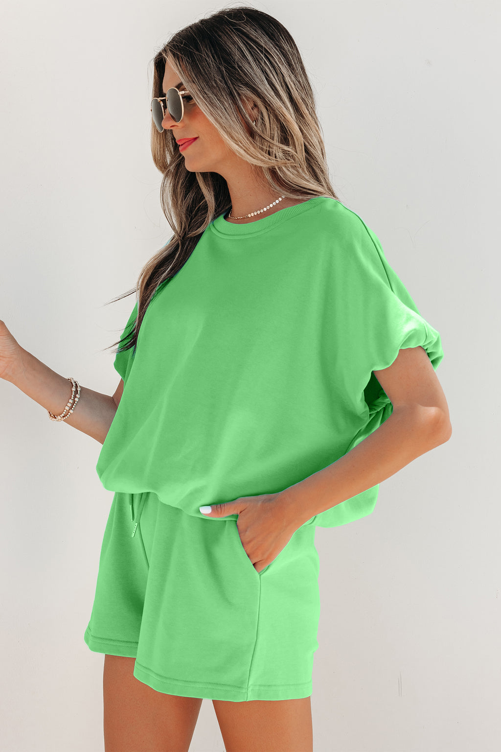 Relaxed Short Sleeve Lounge Set