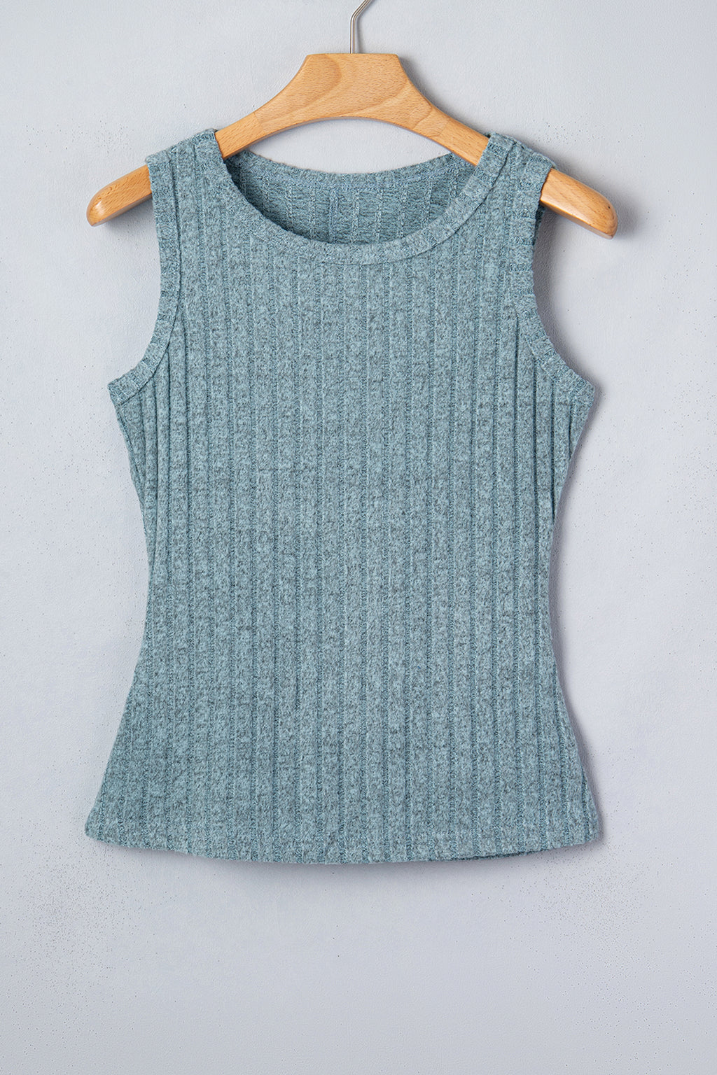 Camel Mineral Wash Ribbed Tank