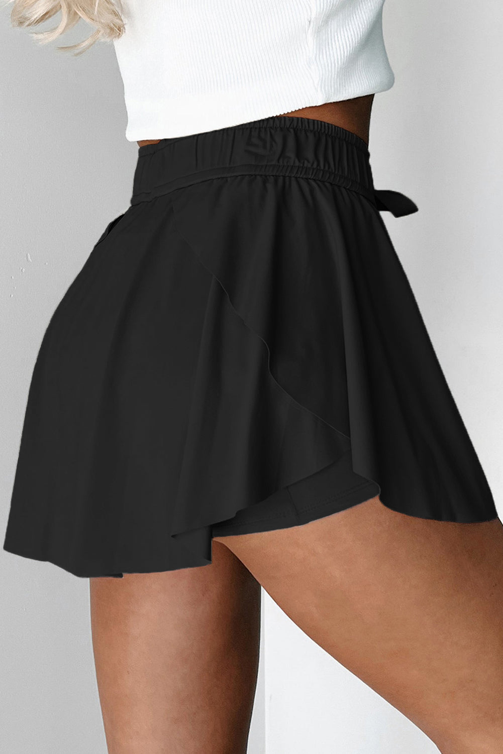Everyday High-Waist Lined Skort
